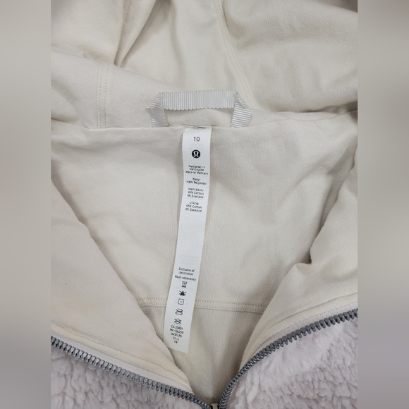 Lululemon Oh So Sherpa Half Zip Hoodie Jacket - Picture 8 of 8